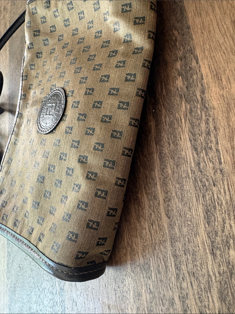 Fendi Vintage FF Zucchino Crossbody Bag - Picture 7 of 7